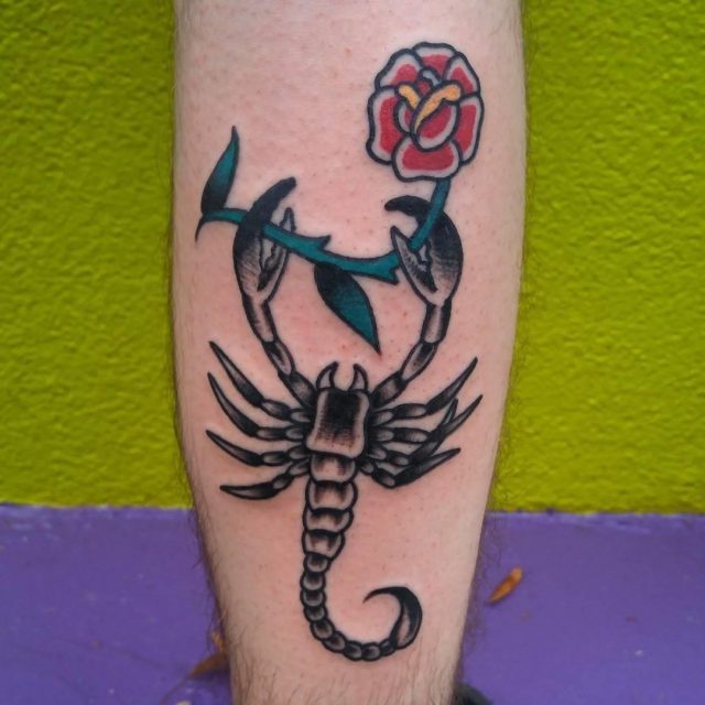 Scorpion tattoo  4