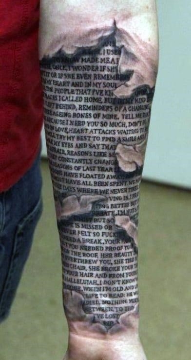 Scripture tattoo quotes for men