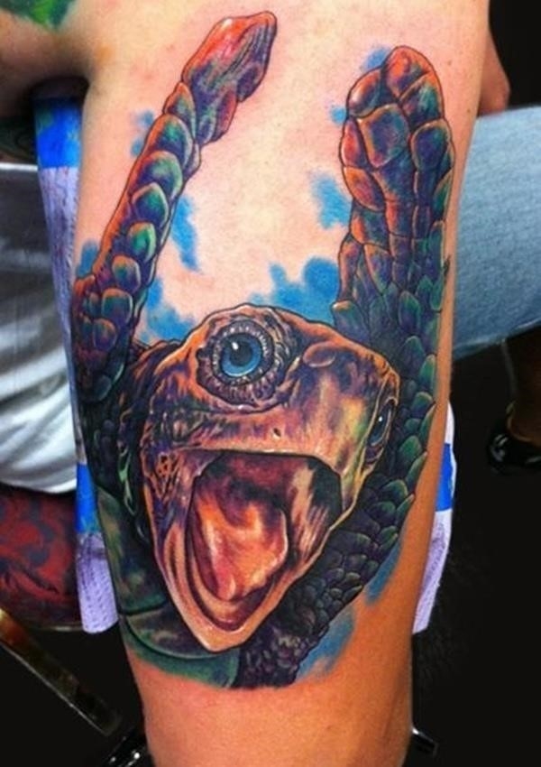Sea turtle tatoo 4