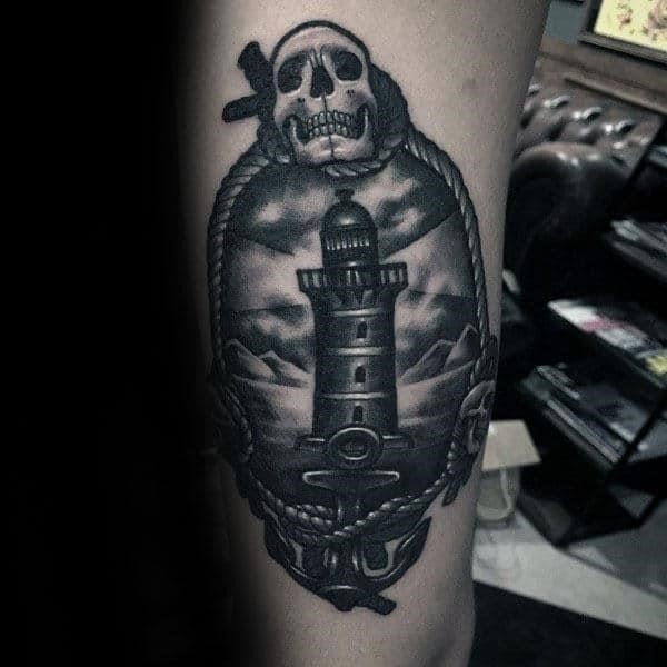 30 Lighthouse Tattoo Ideas  Art and Design