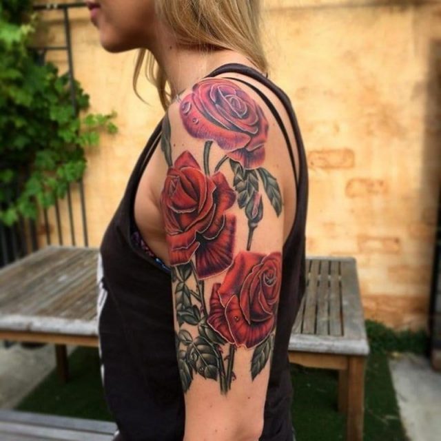 Shoulder tattoos 107