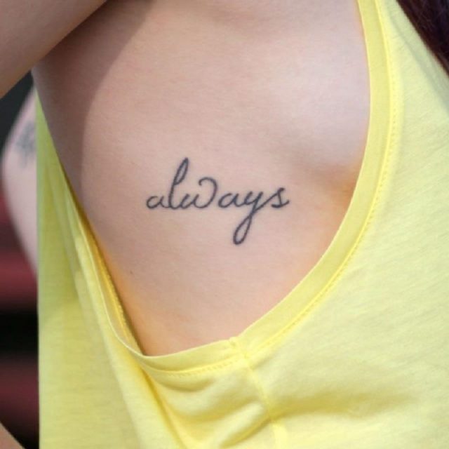 Simple one word tattoo