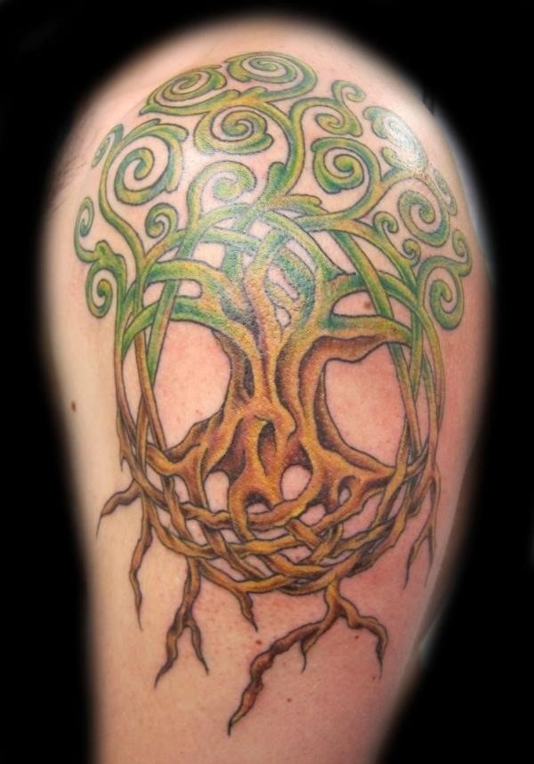 Simple tree of life tattoo