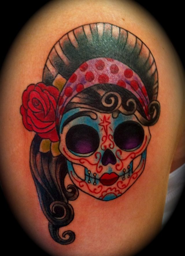 Skull tattoos miss kitty 2