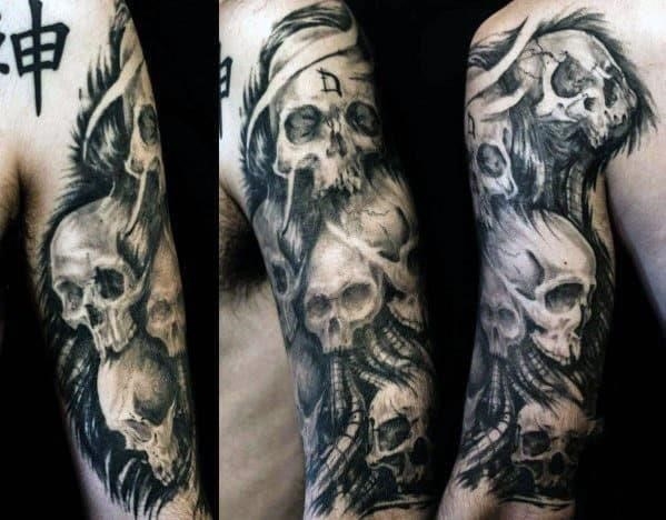 Top more than 161 skull tattoo designs for men super hot - vova.edu.vn