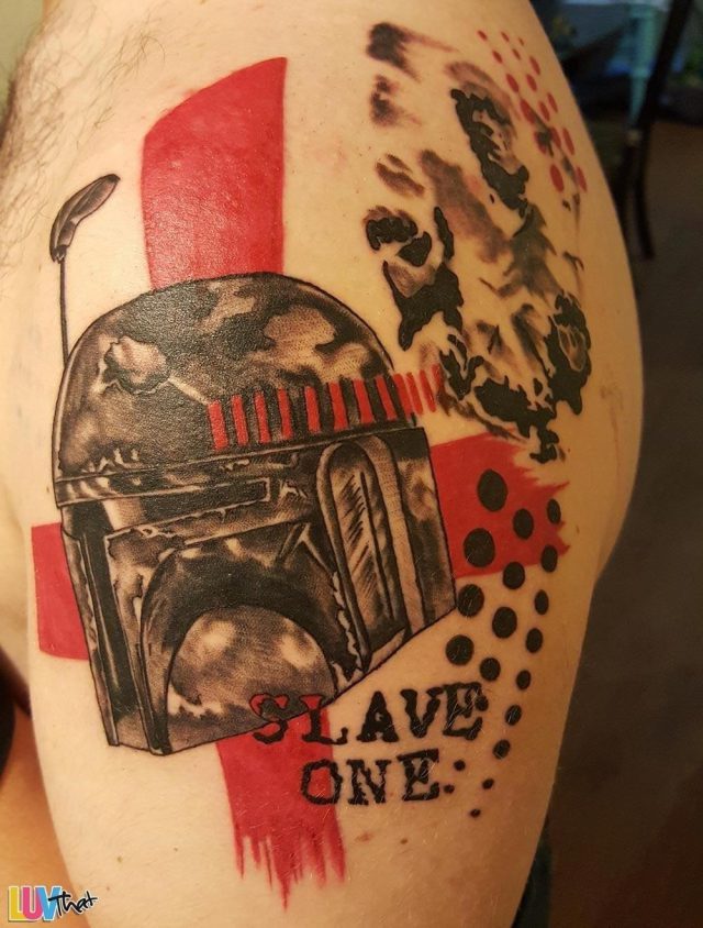 Slave one starwars tattoo