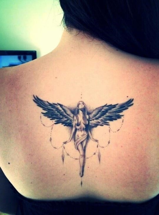 Small angel on back