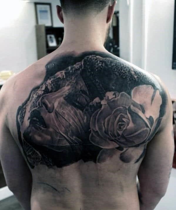 Small back tattoos for men