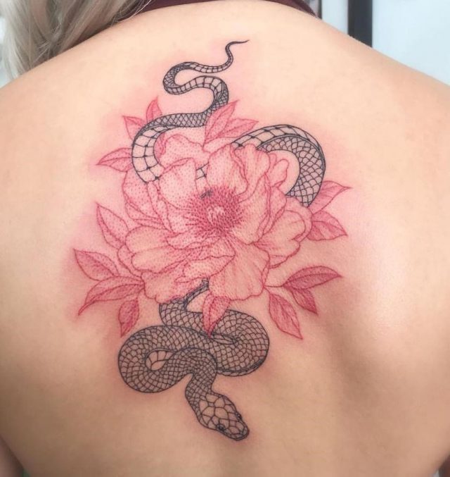Snake flower tattoo 1544050763gk84n
