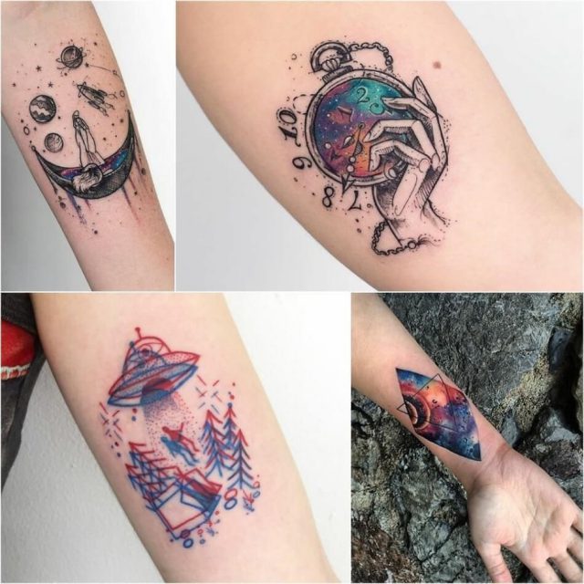 Space tattoo planet tattoo space tattoos ideas