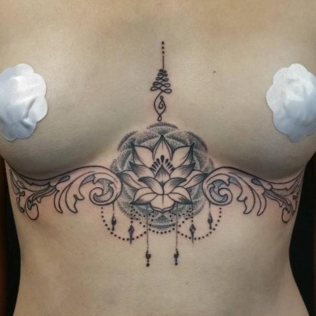 Sternum tattoo 4 650×650