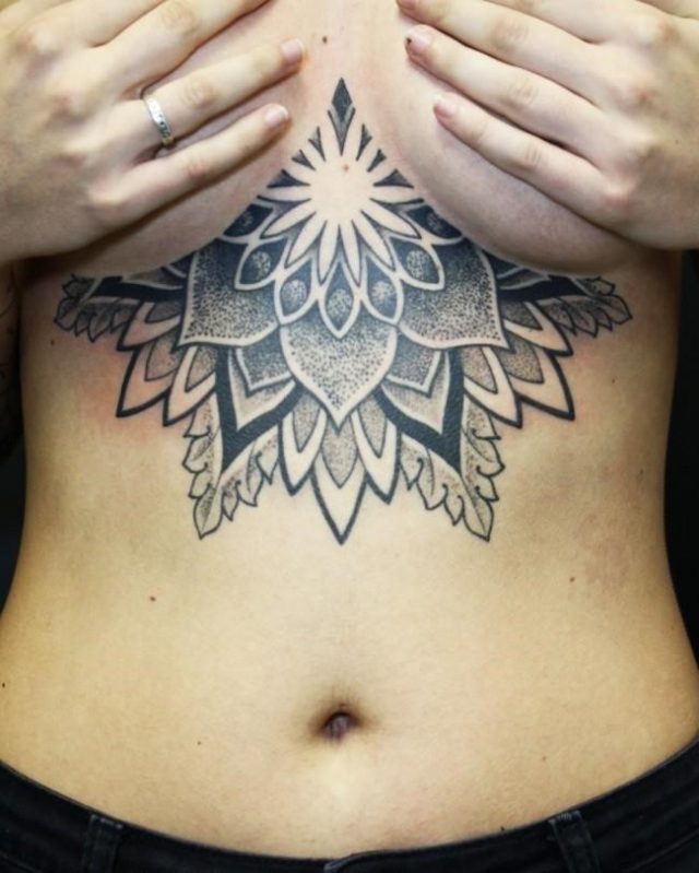 Sternum tattoo 5 650×811