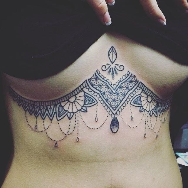 sternum tattoo