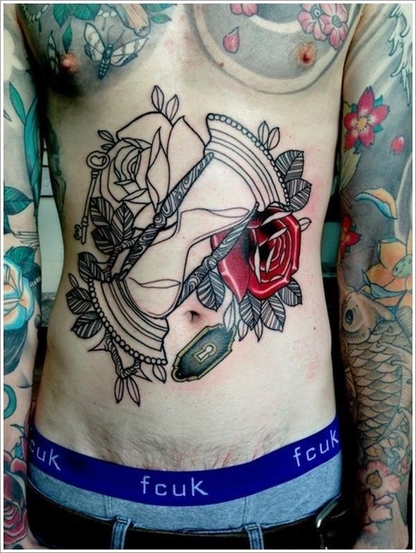 Beautiful Tummy Tuck Tattoo Designs and Ideas  Tattoo Glee