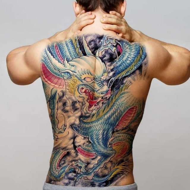 Tatoos temporales for men temporary chinese tattoos I am your hero large back tattoos water transfer