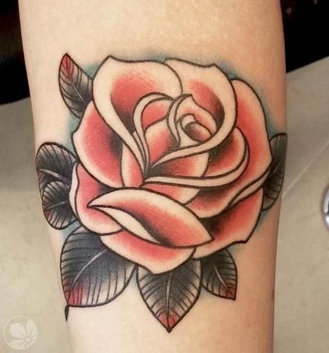 Tatouage fleur rose tattoo 9