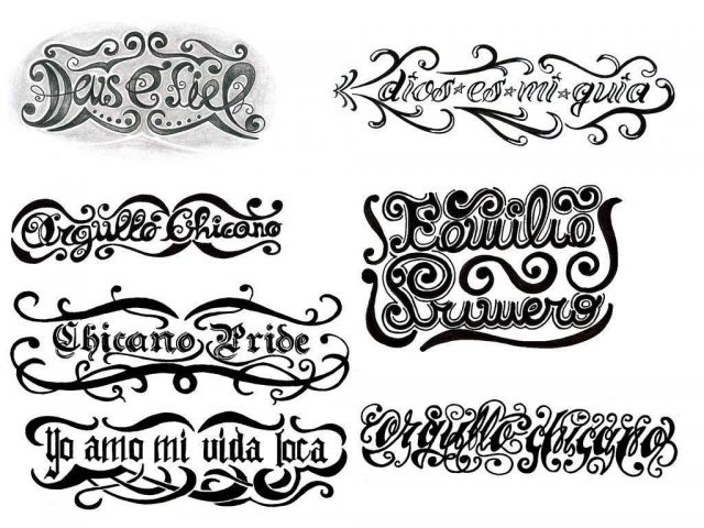 Tattoo designs lettering styles 327696