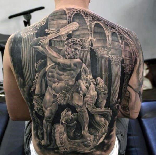 Tattoos for men on back