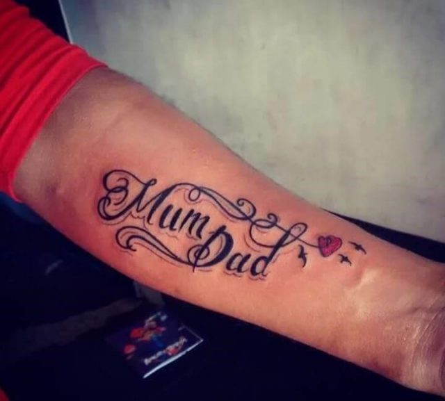 Tattoos mom and dad designs