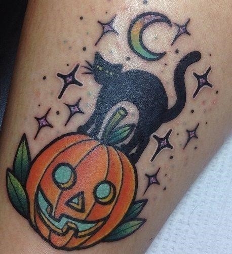 Halloween tattoo