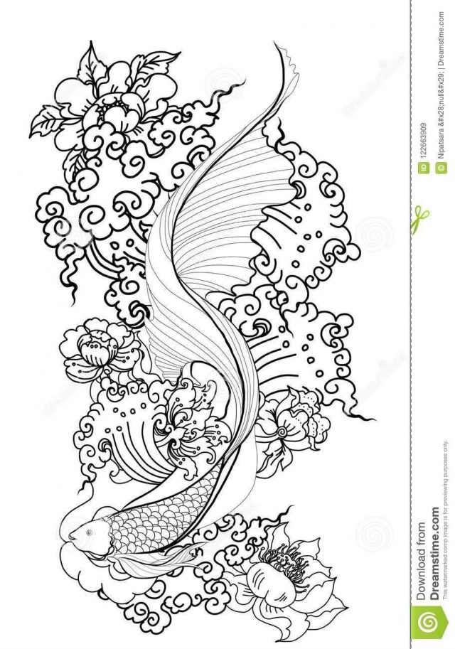 Thai dragon isolate vector tattoo design thai buddhism animal himmapan forest smoke cloud vector thai beta fish 122663909