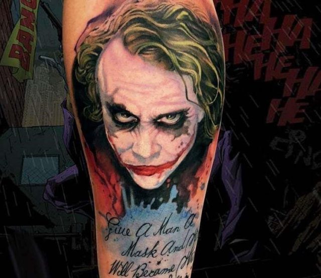 Top 77 joker tattoos   006