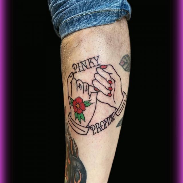 Traditional pinky promise tattoos roxy shetatts