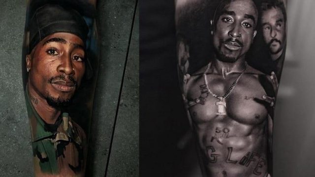 Tupac tattoo fb