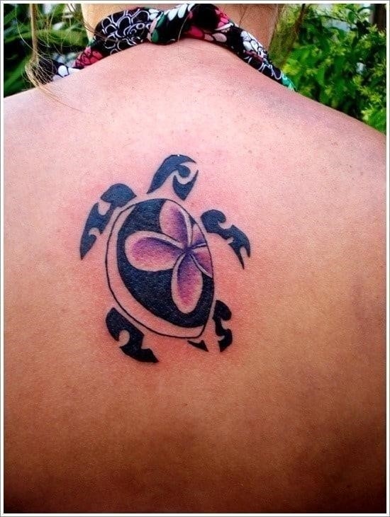 Polynesian Turtle  Hibiscus  Rites of Passage Tattoo