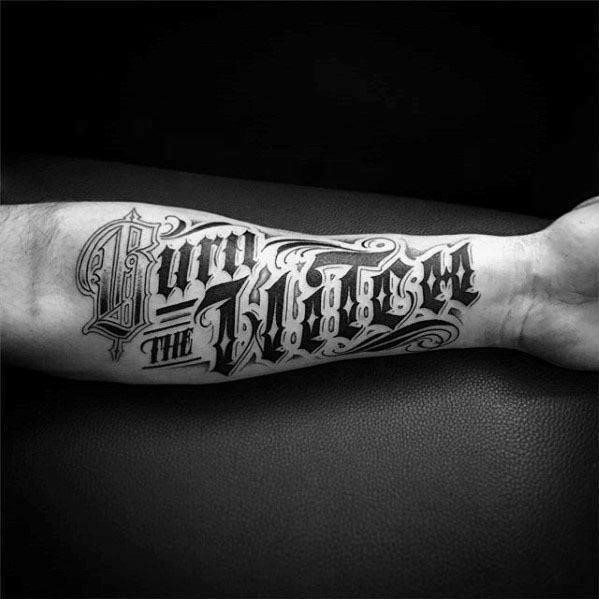 27 Ambigram Tattoo Designs That Will Make You Flip