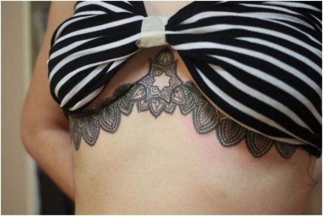 Under breast tattoos16