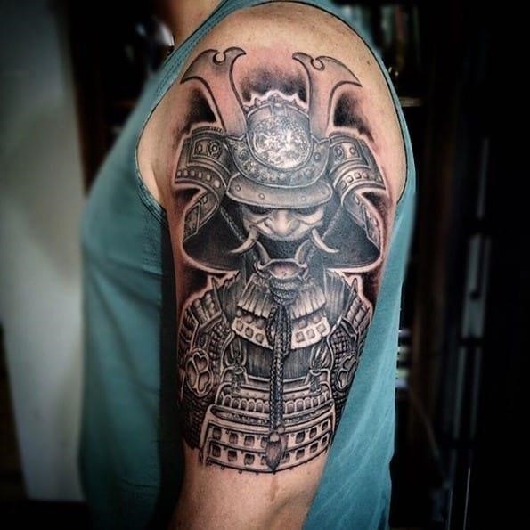 Man spends 800 on huge Samurai tattoo before spotting devastating mistake   Mirror Online