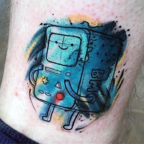 BMO Adventure Time Temporary Tattoo Sticker - OhMyTat