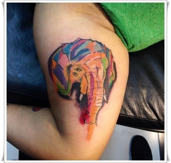 Elephant tattoo