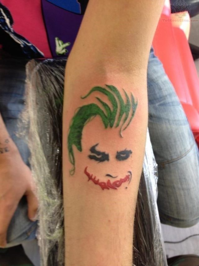 Why so serious joker tattoo