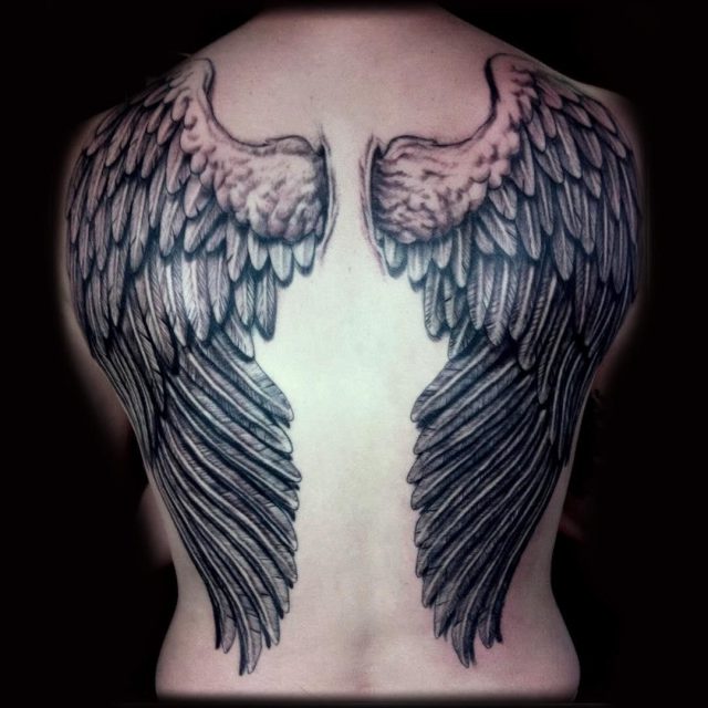 Wings tattoo 12