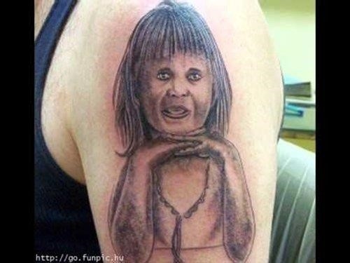 Worst tattoos portrait