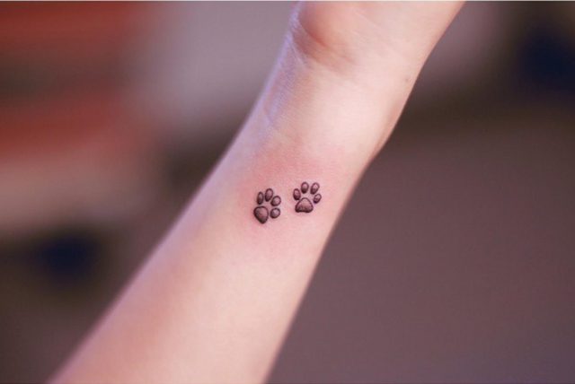Wrist paws tattoo seoeonmo