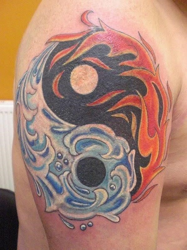 yin yang tattoo