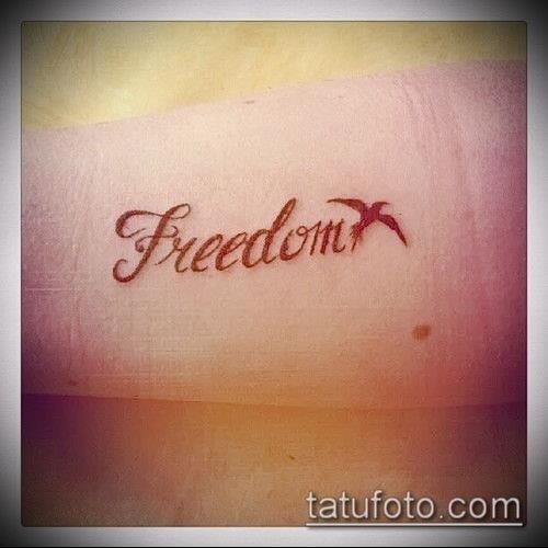 Фото Тату со значением свобода 01062017 пример 012 Freedom tattoo